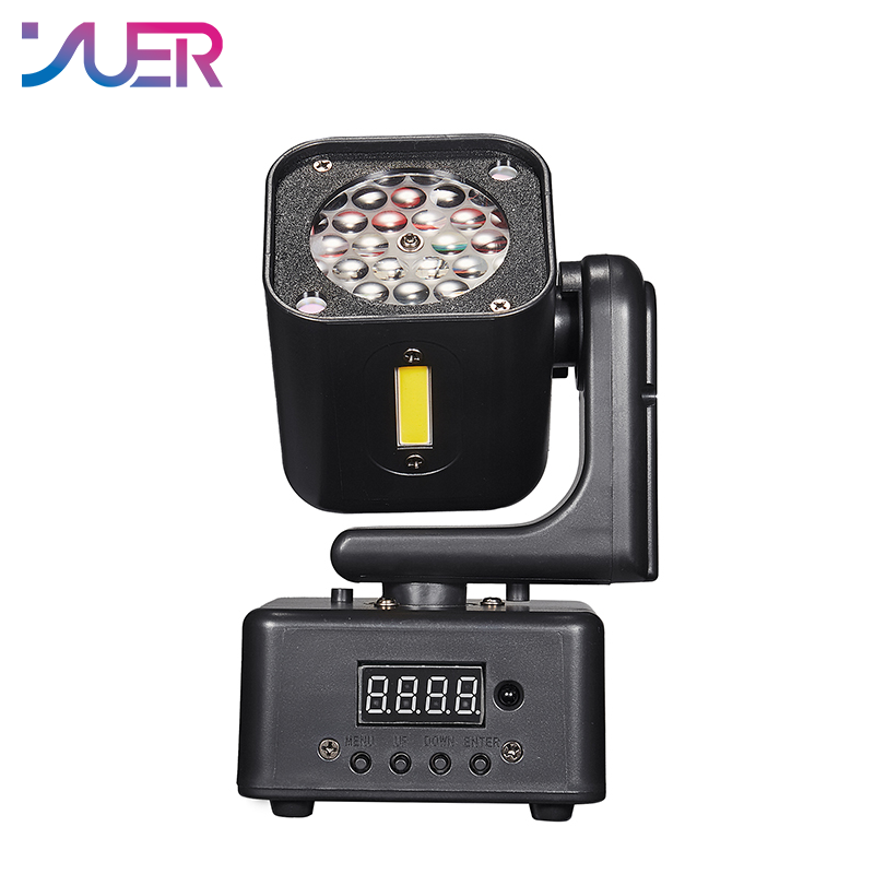 YUER MINI 4x10W RGBW 4in1 +5w Strobe Moving Head Light RG Laser Strobe Spot Effect DMX512 Sound Control For DJ Disco Party Bar Club Wedding Stage Lighting