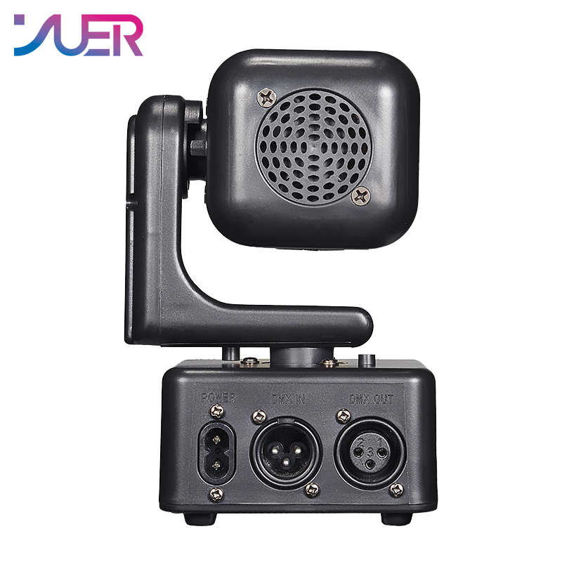 YUER 4x3W RGBW +5w Strobe Moving Head Light RG Laser Strobe Effect DMX512 Sound Control For DJ Disco Party Bar Club Wedding Stage Lighting