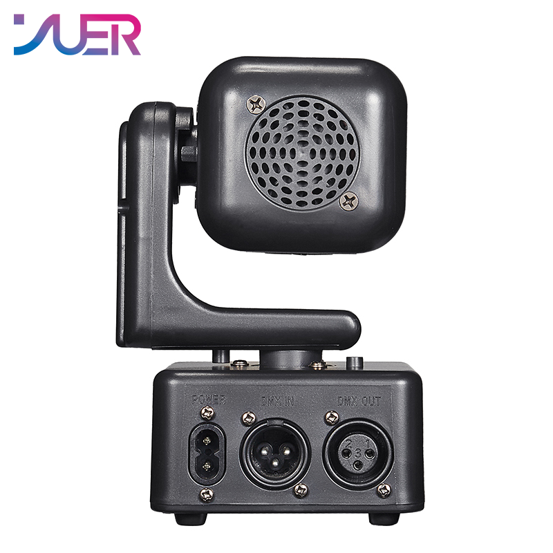 YUER MINI 4x10W RGBW 4in1 +5w Strobe Moving Head Light RG Laser Strobe Spot Effect DMX512 Sound Control For DJ Disco Party Bar Club Wedding Stage Lighting