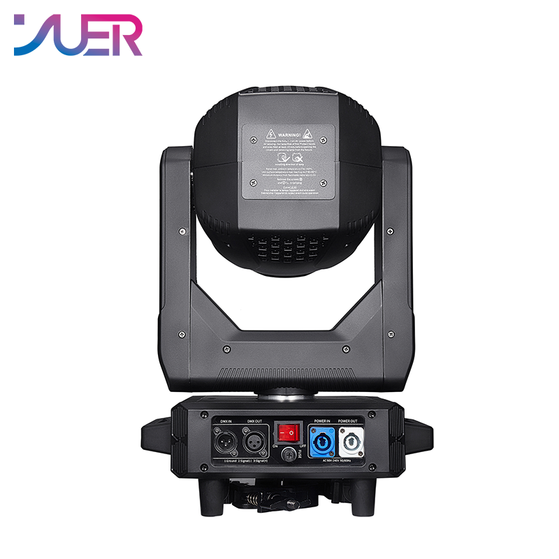 YUER 19R 380W Beam Spot Moving Head Light With Aperture 4 Prisms Frost Rainbow Focus Effect DMX512 For DJ Disco Party Bar Club Wedding Stage Effect Lighting