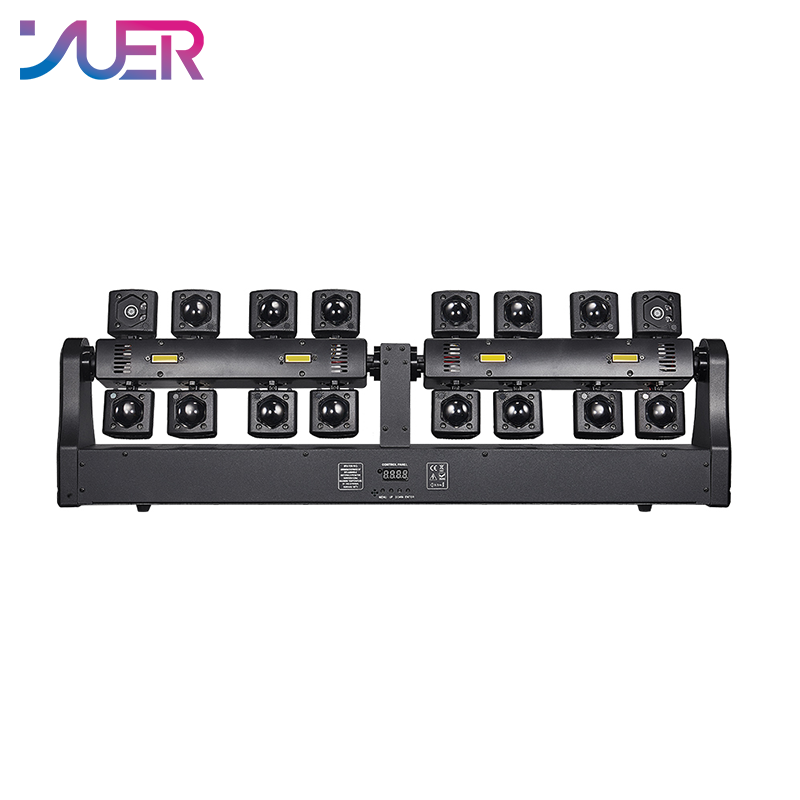 YUER™ 14x10W RGBW 4in1 +4x10w Gold Strobe +3 Red 2 Green 1 Blue Moving Head Light Lasr Strobe Effect DMX512 For DJ Disco Party Bar Club Wedding Stage Effect Lighting