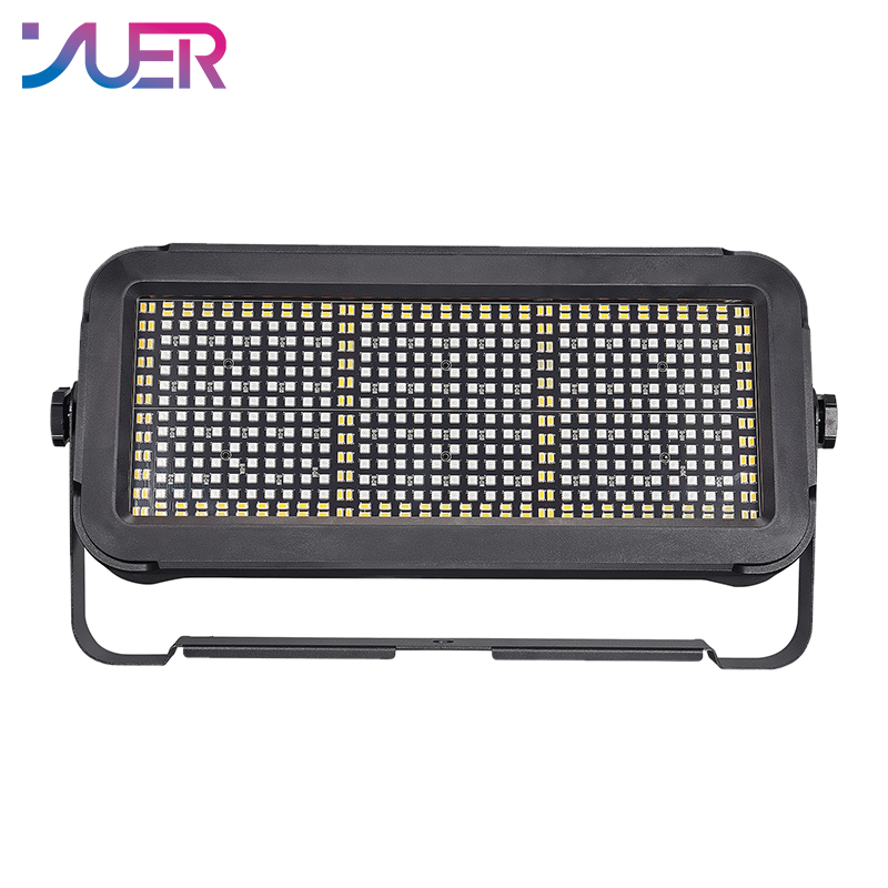 YUER NEW 360X0.2W RGB+204X0.5W White Strobe Light Independent Control Voice Control DMX512 For Party Dj Disco Concert Live Show Horse Racing Lamp