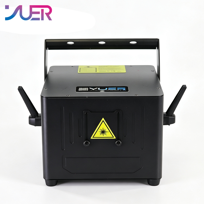 YUER 3W 5W 6W RGB Animaiton Laser Light With Bluetooth APP Control Pattern Stage Lights DMX512 16CH For DJ Disco Wedding Bar Stage Effect