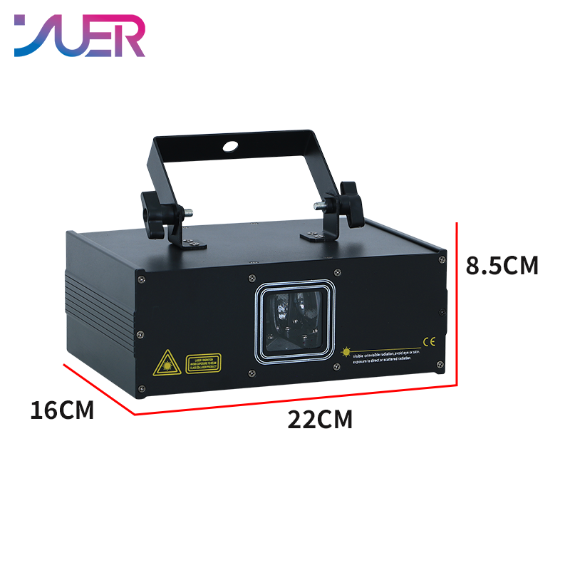 YUER 2W 3W 5W RGB Laser Light Starry Sky Effect DMX512 Sound Control For DJ Disco Party Bar Club Wedding Stage Effect Lighting