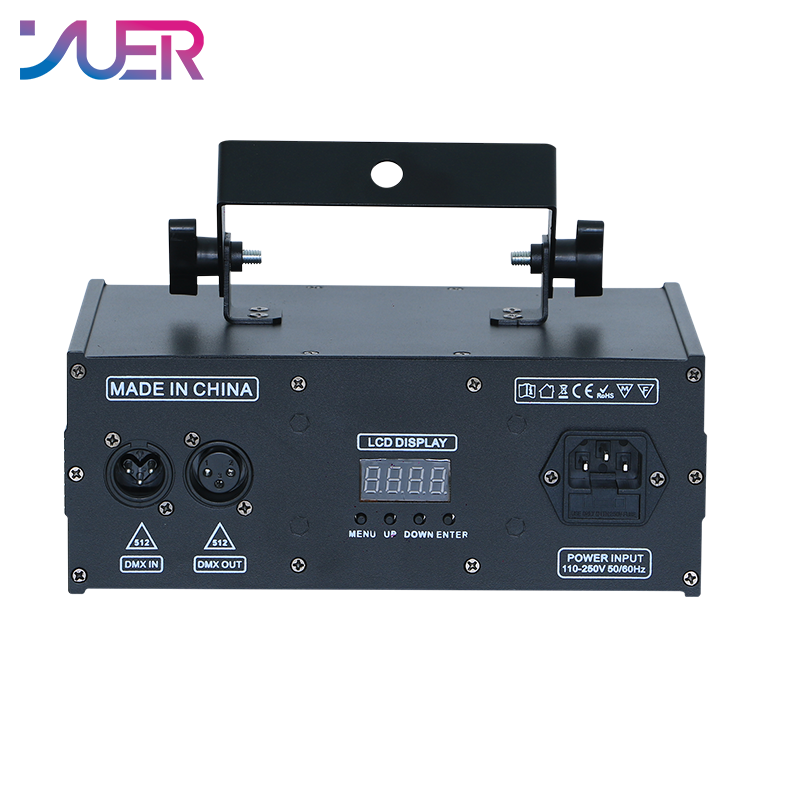 YUER 2W 3W 5W RGB Laser Light Starry Sky Effect DMX512 Sound Control For DJ Disco Party Bar Club Wedding Stage Effect Lighting