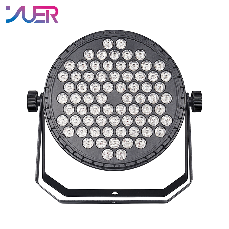 YUER 72x3W RGB LED Par Light Fan Control Effect DMX512 Sound Remote Control For DJ Disco Party Bar Club Wedding Stage Effect Lighting