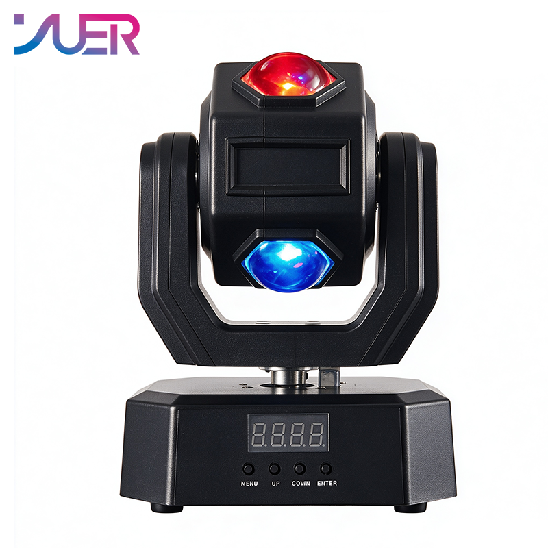 YUER 12x3W +3x10W Gold Strobe Moving Head Light Beam Strobe Effect DMX512 Sound Control For DJ Disco Party Bar Club Wedding Stage Effect Lighting