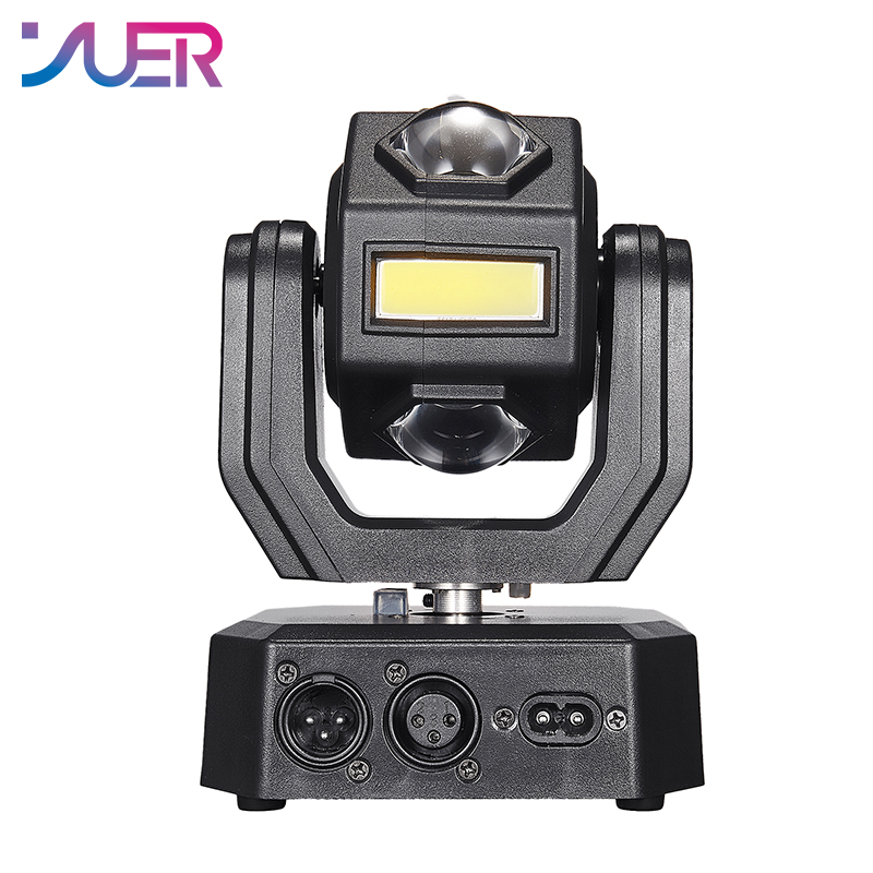 YUER 12x3W +3x10W Gold Strobe Moving Head Light Beam Strobe Effect DMX512 Sound Control For DJ Disco Party Bar Club Wedding Stage Effect Lighting