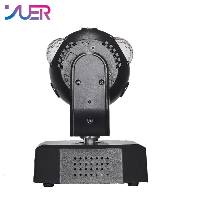 YUER 3x15W +Red Green Blue Laser Moving Head Light Magic Ball Laser Effect DMX512 Sound Control For DJ Disco Party Bar Club Wedding Stage Effect Lighting