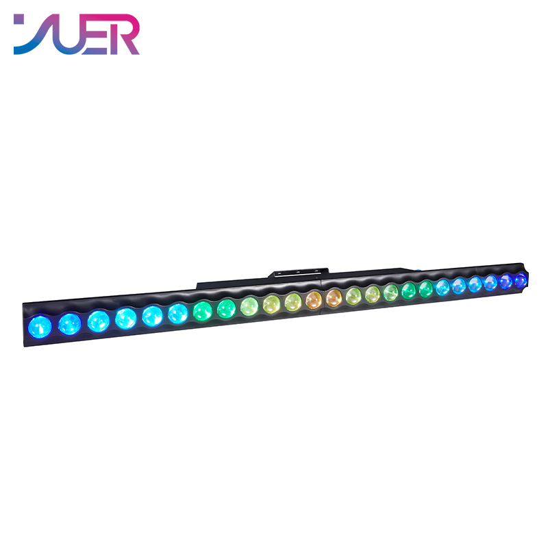 YUER 24x3W LED RGB Light Curtain Light Wash Effect DMX512 Sound Control For DJ Disco Party Bar Club Wedding Stage Effect Lighting