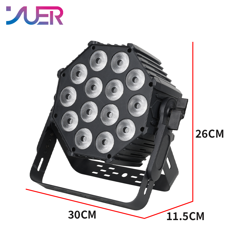 YUER 14x15W RGBW 4in1 Par Light Wash Effect DMX512 Sound Control For DJ Disco Party Bar Club Wedding Stage Effect Lighting