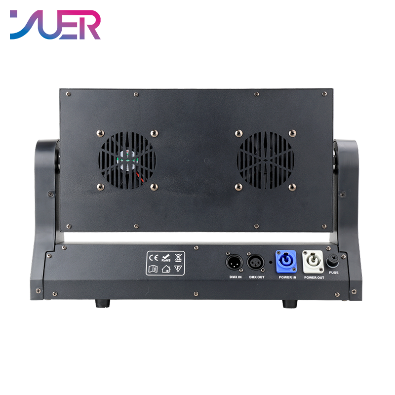 YUER 60+100 Segment RGB Warm/Cold White Moving Head Strobe Light Horse Racing Flash Effect DMX512 Control For DJ Disco Party Bar Club Wedding Stage Effect Lighting