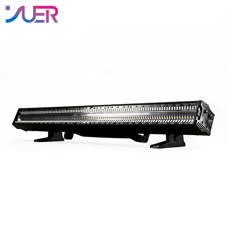 YUER 192x0.2W RGB + 96X2W White Strobe Light Horse Wash Effect DMX512 Sound Control For DJ Disco Party Bar Club Wedding Stage Effect Lighting