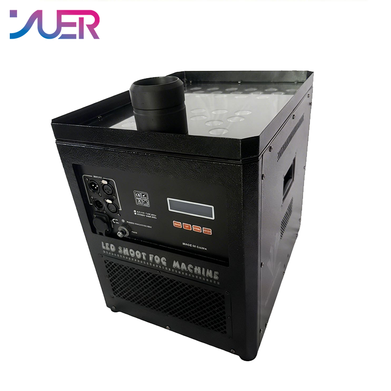 YUER 3500W 4000W 4500W +33X10W LED RGBA Jet Column Fog Smoke Machine DMX512 Remote Control For DJ Disco Party Bar Club Wedding Stage Effect Lighting