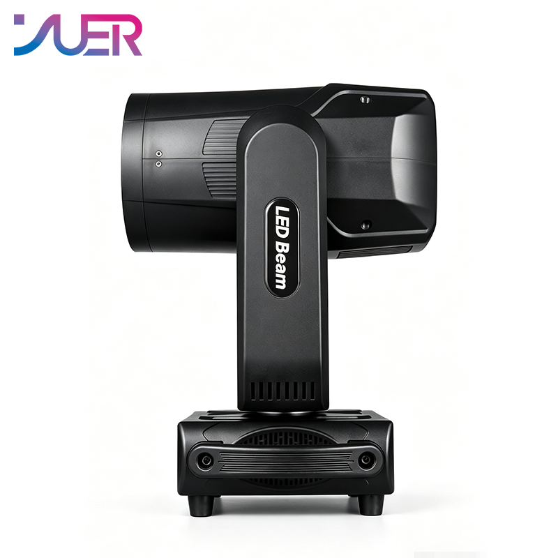 YUER 400W LED Beam Moving Head Light Frost Focus Rainbow 8+16 Prisms Effect DMX512 Control For DJ Disco Party Bar Club Wedding Stage Effect Lighting