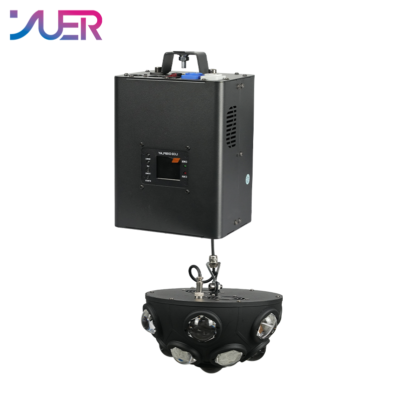 YUER 13x10W RGBW 4in1+ Red Green Laser Magic Ball Lifting Light DMX512 Sound Control For DJ Disco Party Bar Club Wedding Stage Effect Lighting
