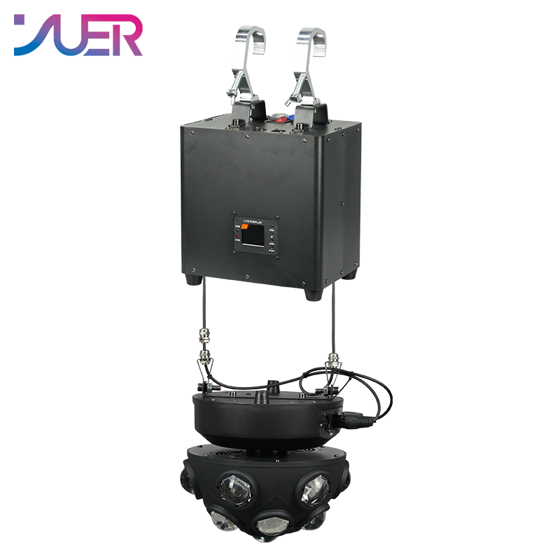 YUER 13x10W RGBW 4in1+ Red Green Laser Magic Ball Lifting Light DMX512 Sound Control For DJ Disco Party Bar Club Wedding Stage Effect Lighting