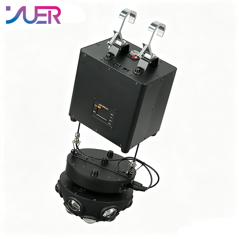 YUER 13x10W RGBW 4in1+ Red Green Laser Magic Ball Lifting Light DMX512 Sound Control For DJ Disco Party Bar Club Wedding Stage Effect Lighting
