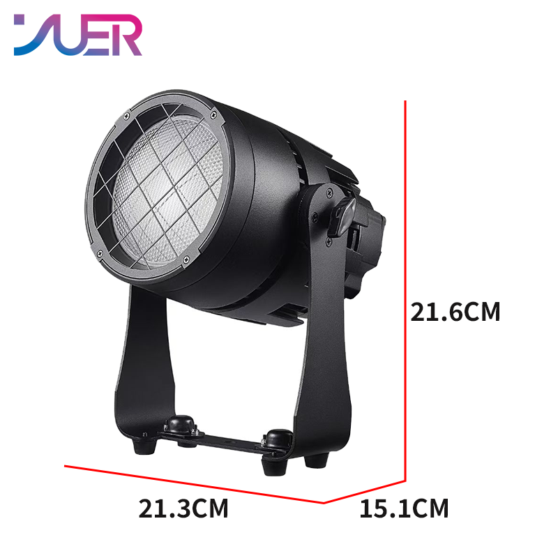 YUER IP65 Waterproof 350W RGBALC Audience Light With Wsah Effect DMX512 For DJ Disco Party Bar Club Wedding Stage Lighting