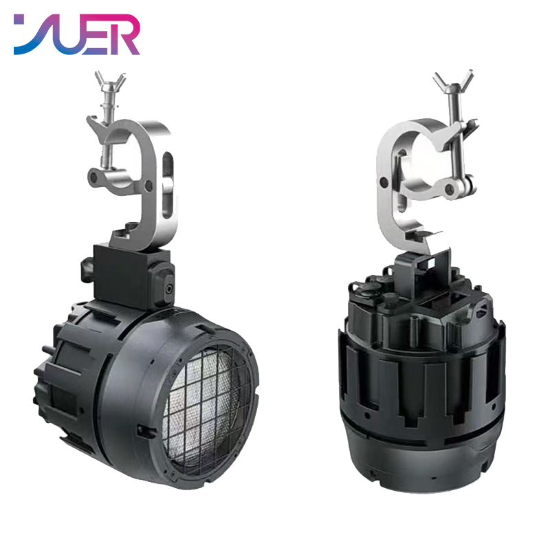 YUER IP65 Waterproof 350W RGBALC Audience Light With Wsah Effect DMX512 For DJ Disco Party Bar Club Wedding Stage Lighting