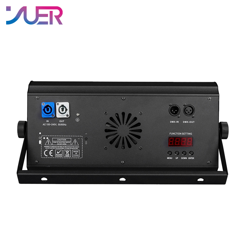 YUER 96+48 Segments RGB Cold/Warm White Strobe Light Wash Effect DMX512 For DJ Disco Party Bar Club Wedding Stage Lighting