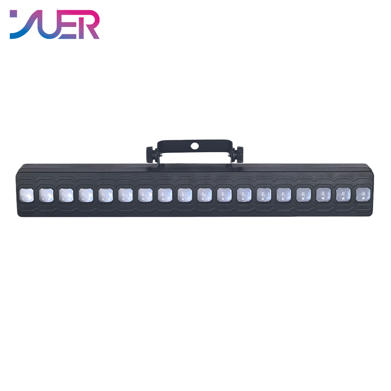 YUER 18x3W RGB Light Curtain Light Point Control Wash Effect DMX512 Remote Control For DJ Disco Party Bar Club Wedding Stage Lighting