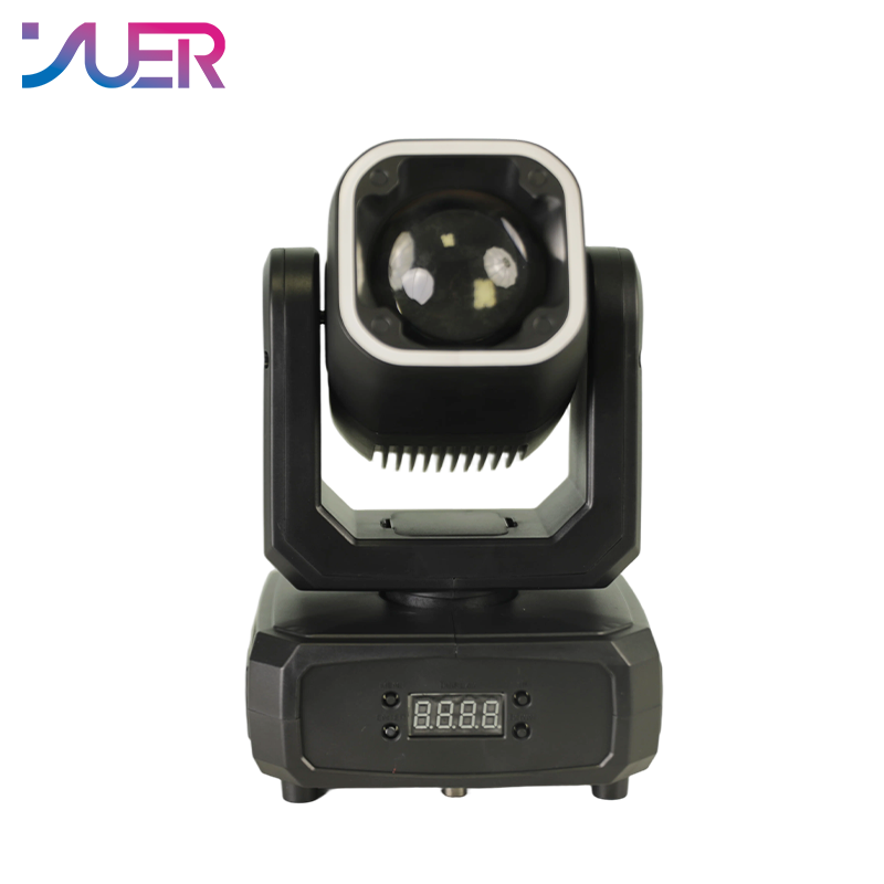 YUER 40W RGBW 4in1 Moving Head Light With Ring Beam Effect DMX512 Sound Control For DJ Disco Party Bar Club Wedding Stage Lighting