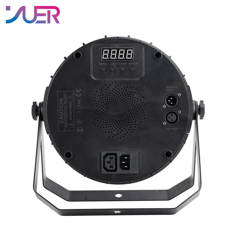 YUER 18x12W RGBW 4in1 Par Light With Ring Wash Effect DMX512 Sound Retro Control For DJ Disco Party Bar Club Wedding Stage Lighting