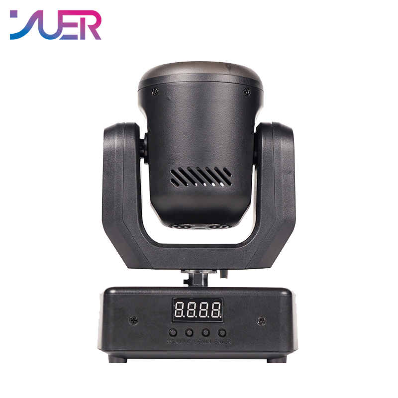 YUER MINI 15W RGBW 4in1 Beam Moving Head Light With Ring DMX512 Remote Control For DJ Disco Wedding Event Party Bar Club Stage Show