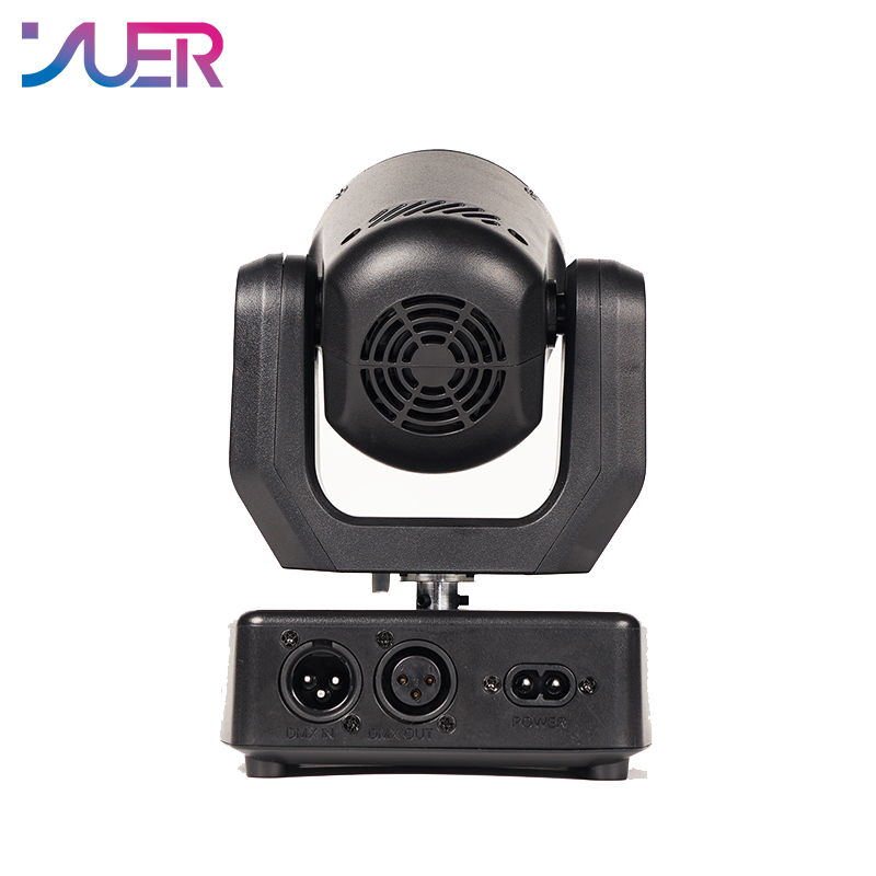 YUER MINI 15W RGBW 4in1 Beam Moving Head Light With Ring DMX512 Remote Control For DJ Disco Wedding Event Party Bar Club Stage Show