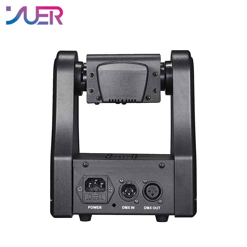 YUER 2x5W Warm White Strobe +3 Red 2 Green 1 Blue Laser Moving Head Light With Strobe Laser Effect DMX512 For DJ Disco Wedding Event Party Bar Club