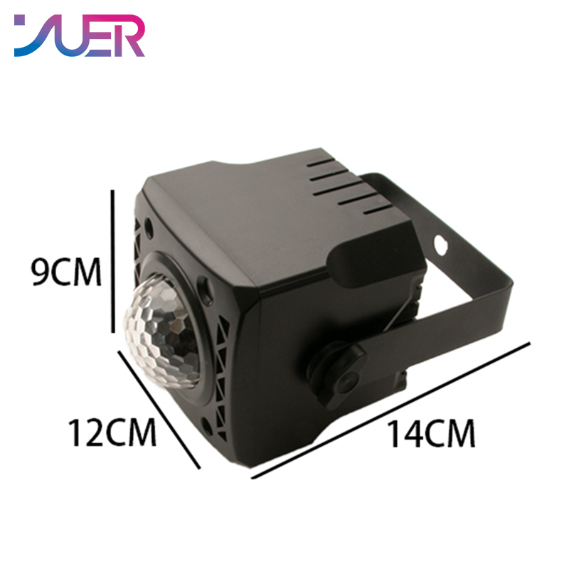 YUER™ MINI 10W RGBW 4in1 +2x10W Strobe Magic Ball Light Strobe Effect DMX512 For DJ Disco Wedding Event Party Bar Club