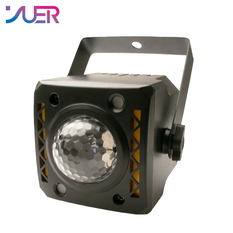 YUER™ MINI 10W RGBW 4in1 +2x10W Strobe Magic Ball Light Strobe Effect DMX512 For DJ Disco Wedding Event Party Bar Club