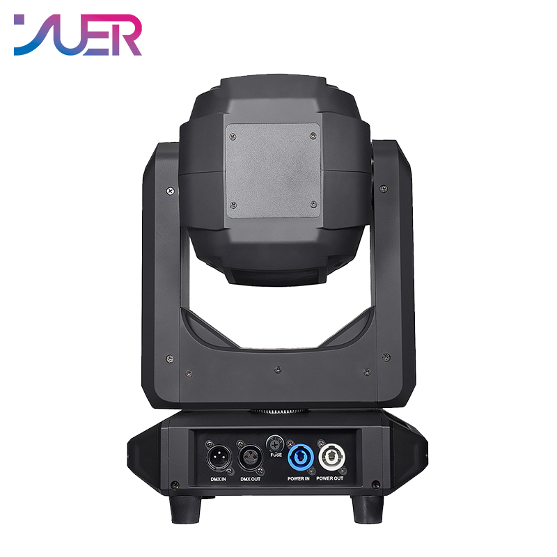 YUER 300W LED Beam Spot Wash Moving Head Light With Ring Frost Focus Effect DMX512 For DJ Disco Wedding Event Party Bar Club