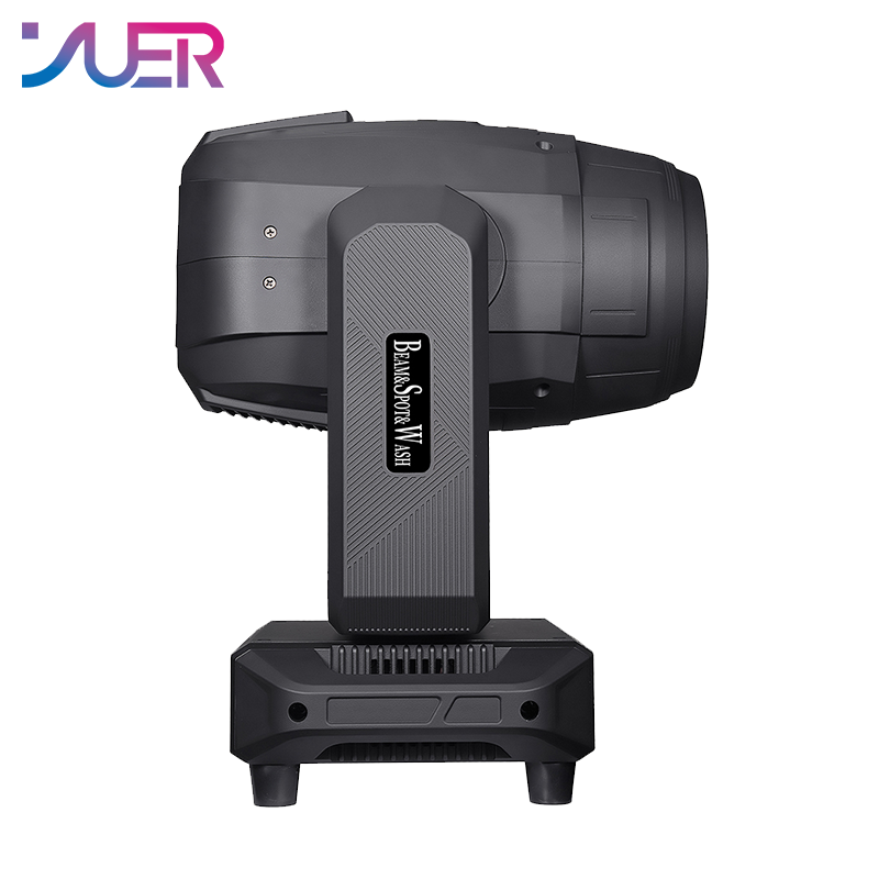 YUER 300W LED Beam Spot Wash Moving Head Light With Ring Frost Focus Effect DMX512 For DJ Disco Wedding Event Party Bar Club