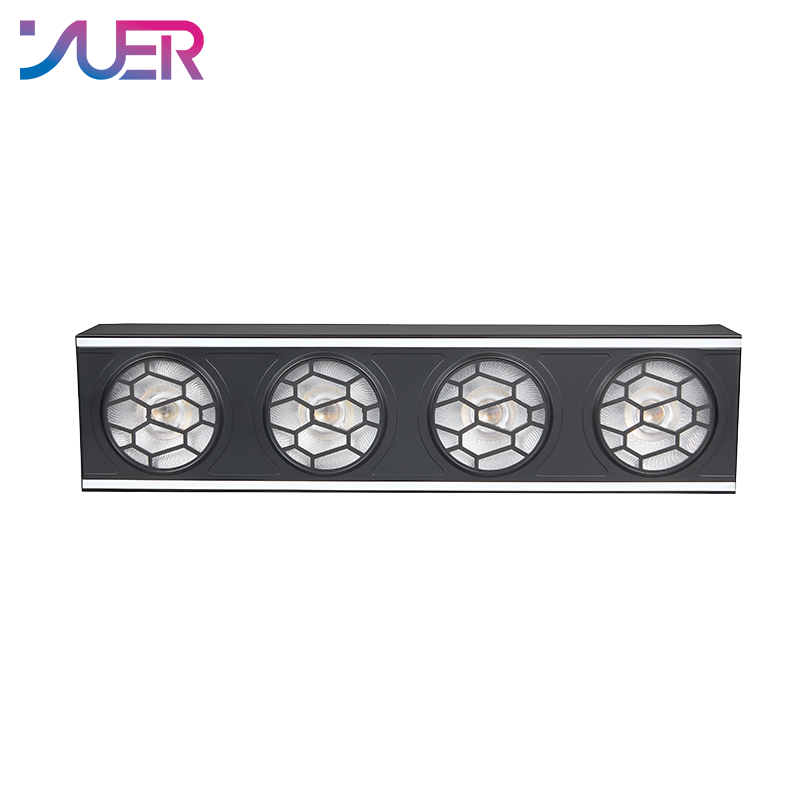 YUER 4x30W White +Amber Retro Effect Light With RGBW Auxiliary Light Wash Effect DMX512 Sound Control For DJ Disco Wedding Event Party Bar Club