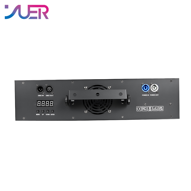 YUER 4x30W White +Amber Retro Effect Light With RGBW Auxiliary Light Wash Effect DMX512 Sound Control For DJ Disco Wedding Event Party Bar Club