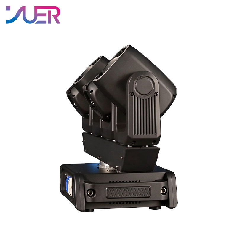 YUER 4x40W RGBW 4in1 4 Head Moving Head Light With Ring Beam Effect DMX Sound Control For DJ Disco Wedding Event Party Bar Club