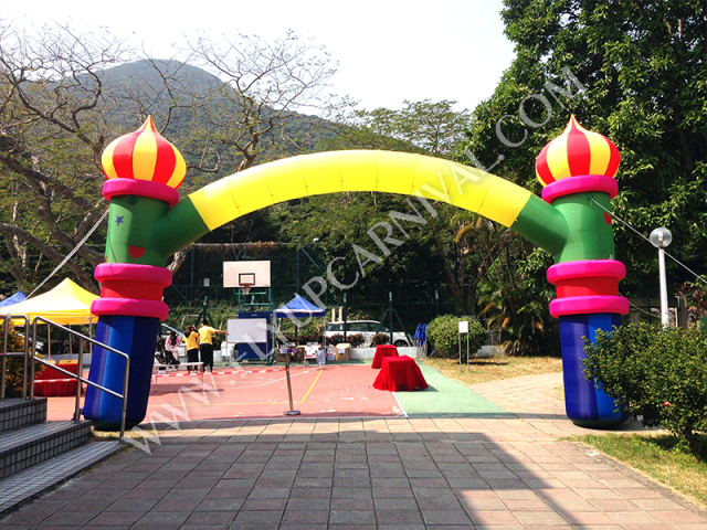 皇冠充氣拱門 Crown Arch,飛昇嘉年華 FLYUP CARNIVAL