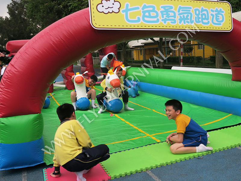 吹氣跳跳馬賽道 Jumping Horse Track,飛昇嘉年華 FLYUP CARNIVAL
