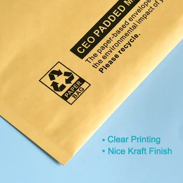 kraft foam padded mailer