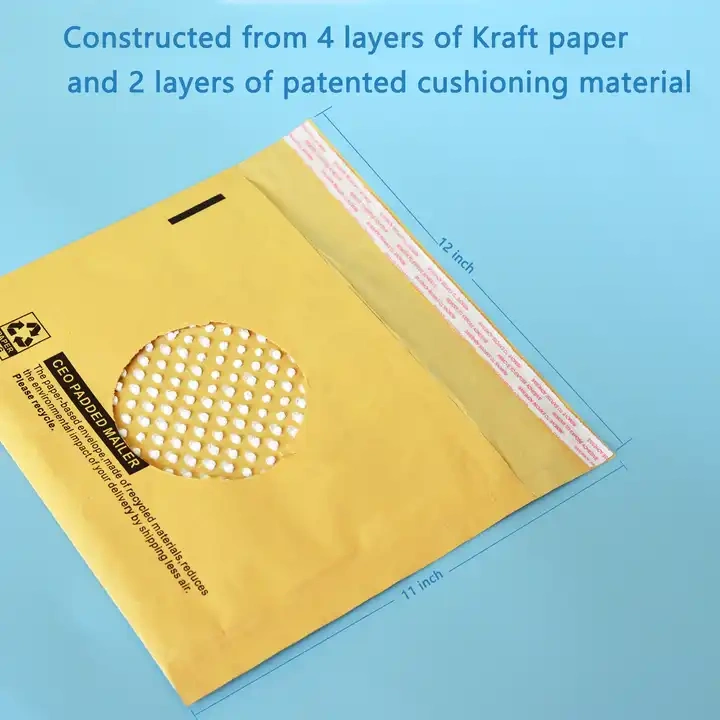 kraft foam padded mailer