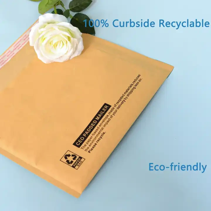 kraft foam padded mailer