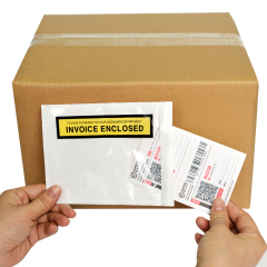 Packing List Envelopes with resealable strip