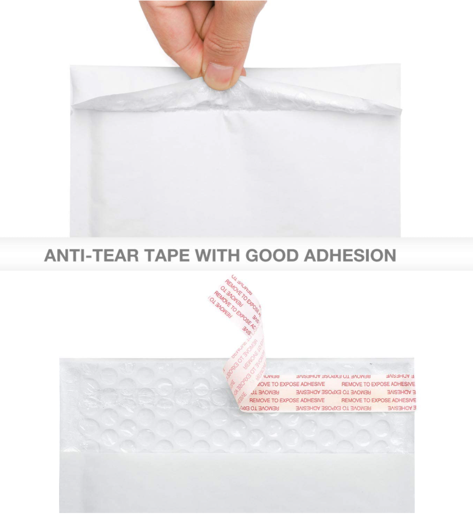 White Kraft Bubble Mailer