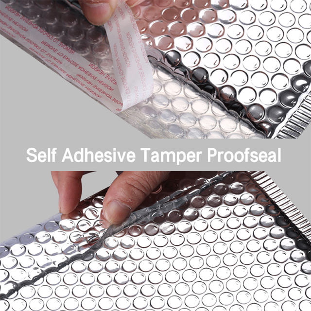 Silver Bubble Mailers