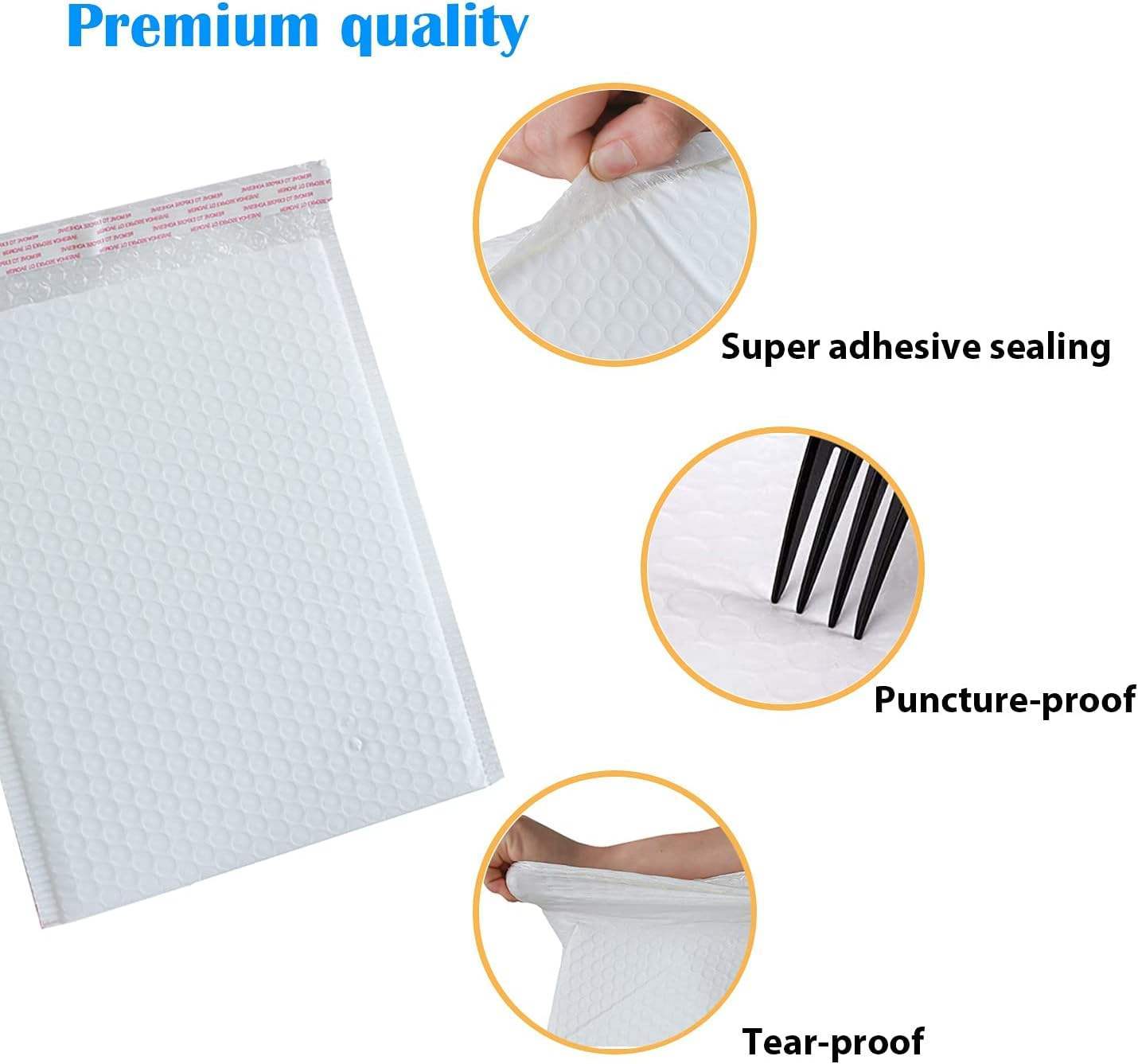 White Kraft Bubble Mailer