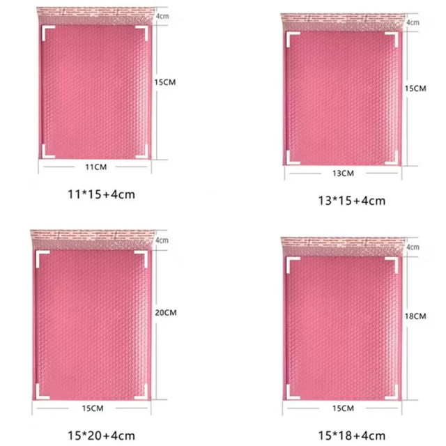 Pink Poly Bubble Mailer