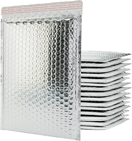 Silver Bubble Mailers