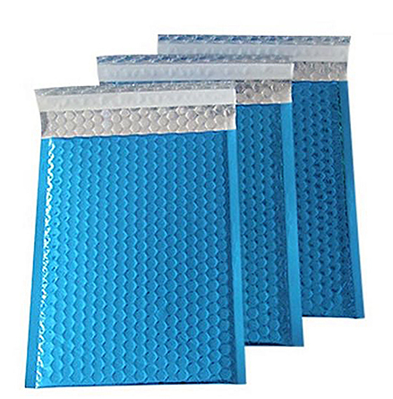 Blue bubble wrap